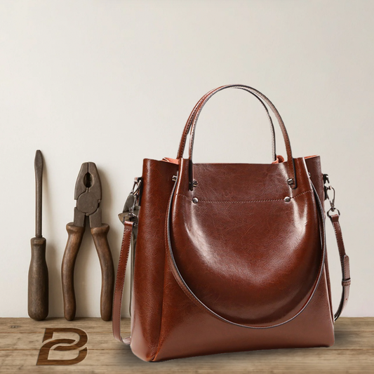 BERK | Elegant two-way bag made from genuine leather