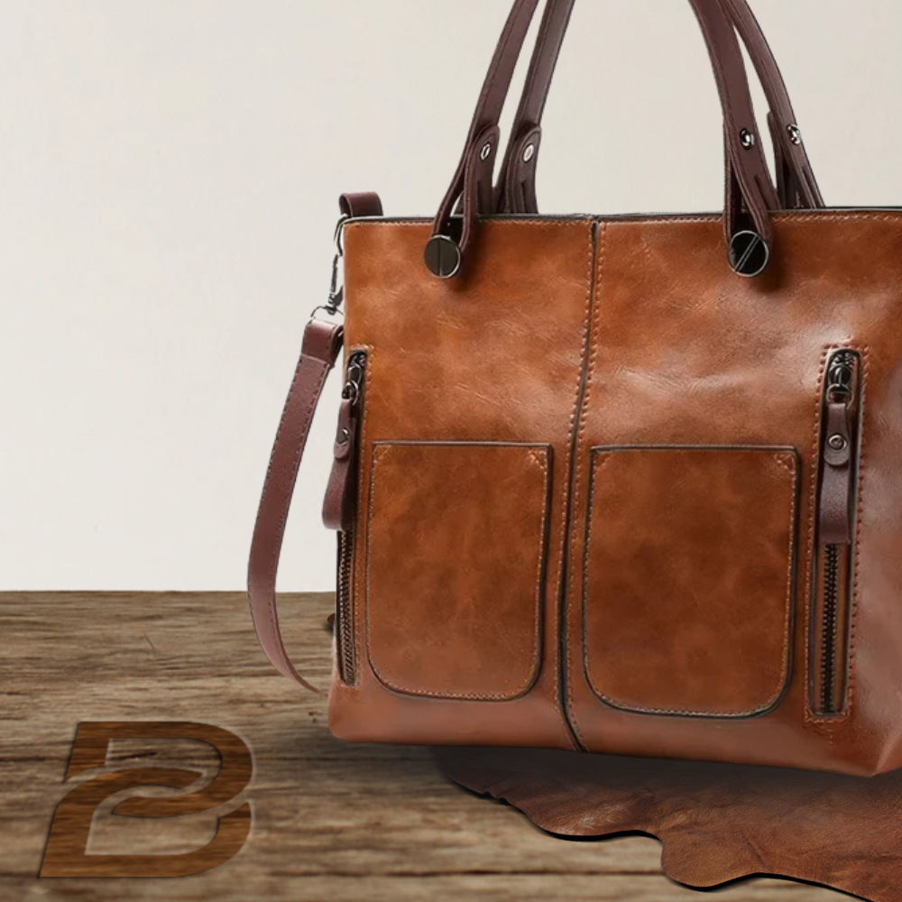 Vintage leather shoulder bag - My last collection