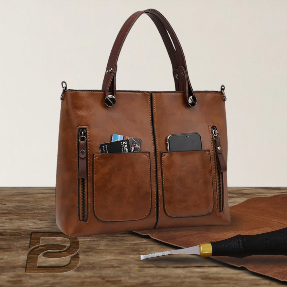 Vintage leather shoulder bag - My last collection